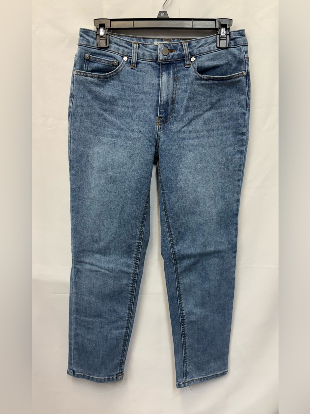 Oat New York Skinny Jeans in Mid Blue Wash